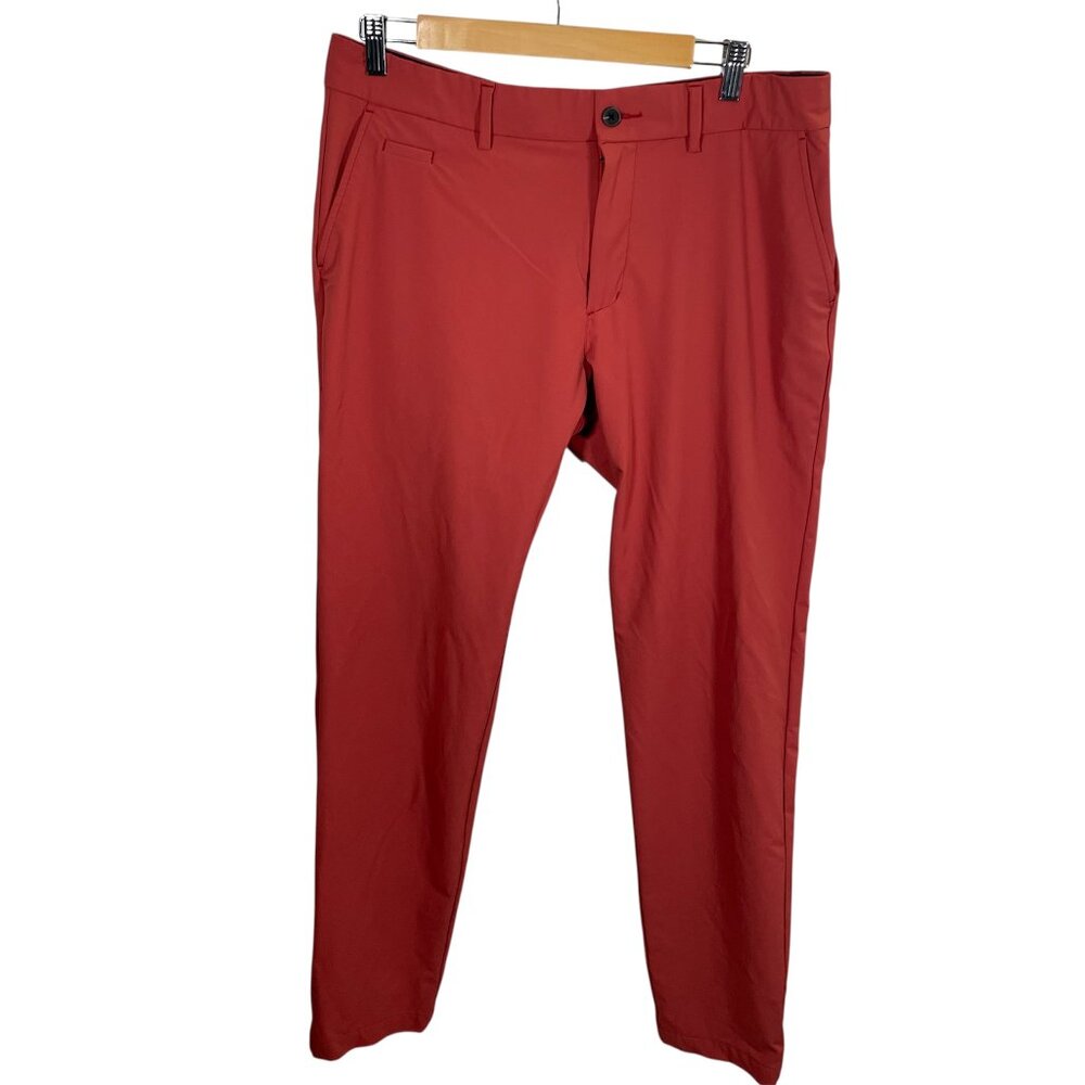 KJUS Ike Pants Men 36x32 Ike Tailored Fit Lobstershell Golf Sports Performance